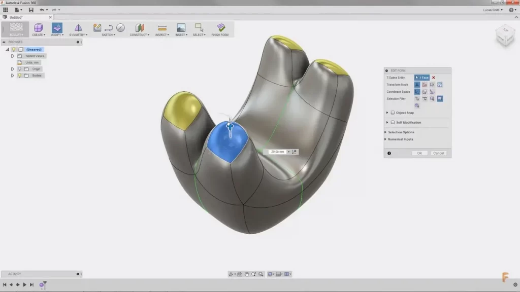 Fusion 360 has an intuitive user interface and all the basics needed for the beginning jewelry designer.