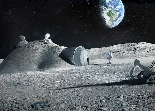 Design a Base on the Moon Using 3D Printing