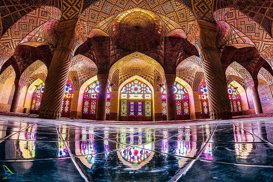 شبستان مسجد وکیل، شیراز، ایران