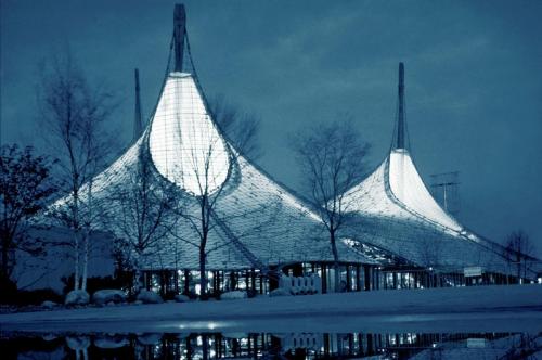The 1967 International and Universal Exposition or Expo 67, 1967, Montreal, Canada. Image © Atelier Frei Otto Warmbronn