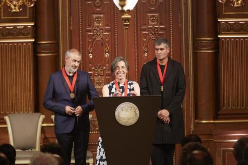 2017 winners, architects Rafael Aranda, Carme Pigem and Ramon Vilalta